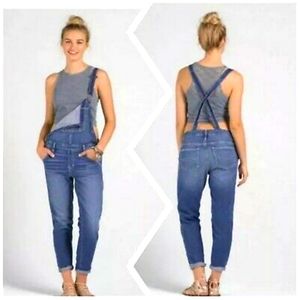 NWT Abercrombie & Fitch jean overalls large